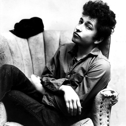 Young Bob Dylan Reclining