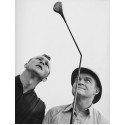 Hilarious Arnold Palmer and Bob Hope with Bent Golf Club