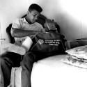 Muhammad Ali Packing His Olympic Team Duffel Bag