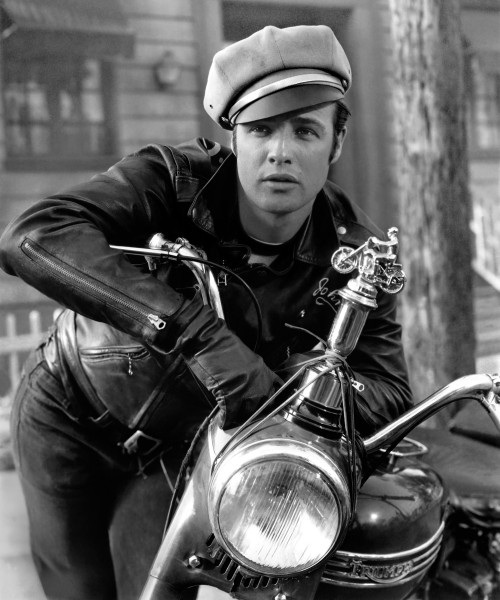 Marlon Brando as Johnny Strabler in "The Wild One"