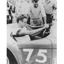 James Dean Behind the Wheel in his Porsche Racer