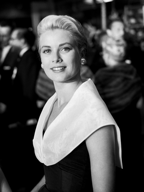 Grace Kelly at the Premiere of Rear Window