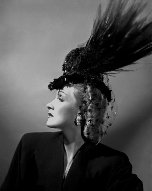 Marlene Dietrich in Feathers