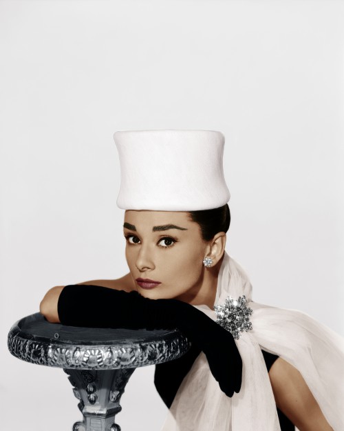 Audrey Hepburn Glamour Portrait in Tulle