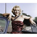 Marilyn Monroe with Classic Roadster for "How to Marry a Millionaire"