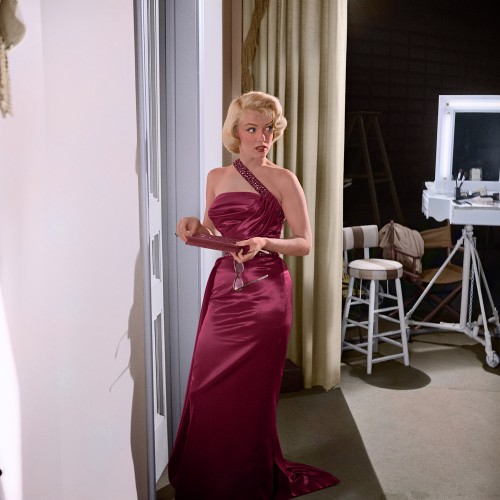 Marilyn Monroe on the Set of "How to Marry a Millionare"