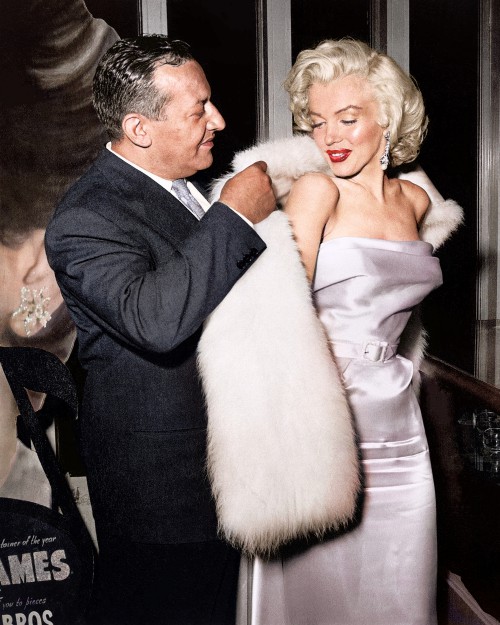 Ciro's Owner Herbert Hover and Marilyn Monroe