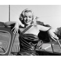 Marilyn Monroe with Classic Roadster for "How to Marry a Millionaire"