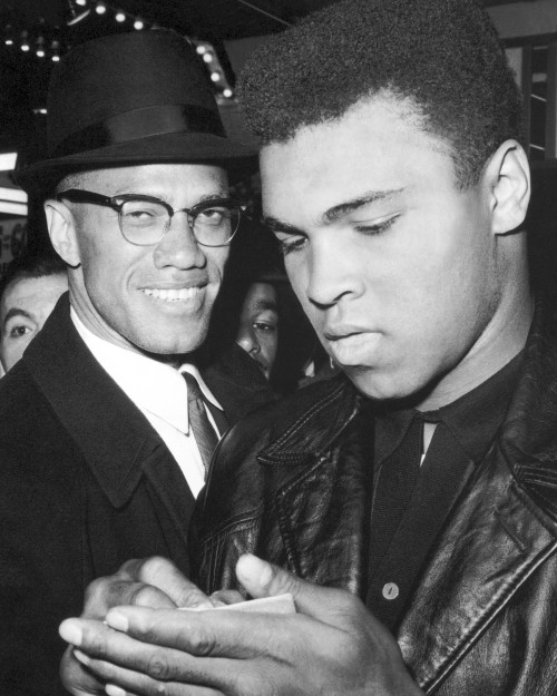 Malcolm X and Muhammad Ali