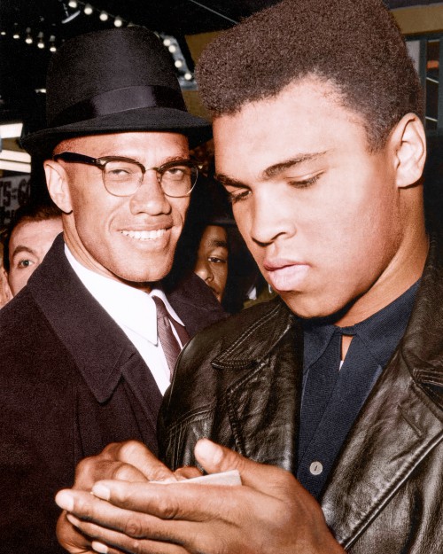 Malcolm X and Muhammad Ali