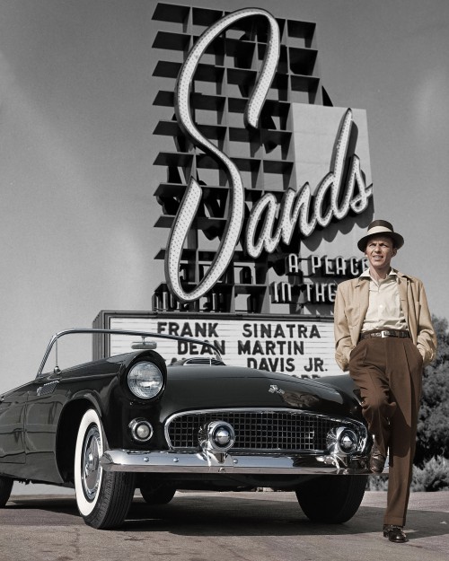 Frank Sinatra at Sands Hotel