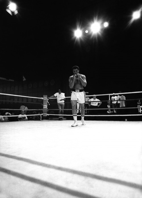 Muhammad Ali Preparing for the "Thrilla in Manila"