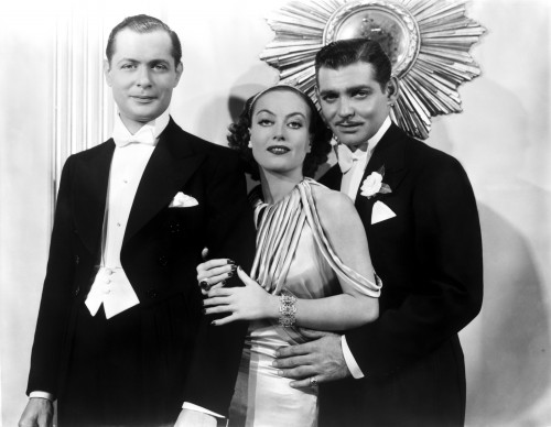 Portrait of Clark Gable, Robert Montgomery and Joan Crawford