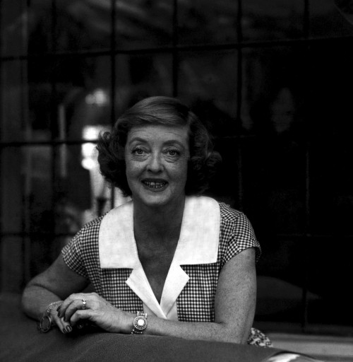 Portrait of Smiling Bette Davis