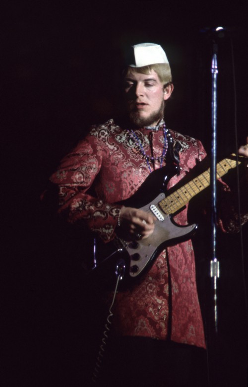 Eric Burdon Playing Guitar on Stage