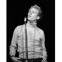 Art Garfunkel Singing on Microphone