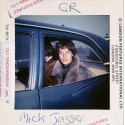 Mick Jagger in Car