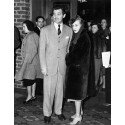 Clark Gable and Carole Lombard at Jean Harlows Funeral